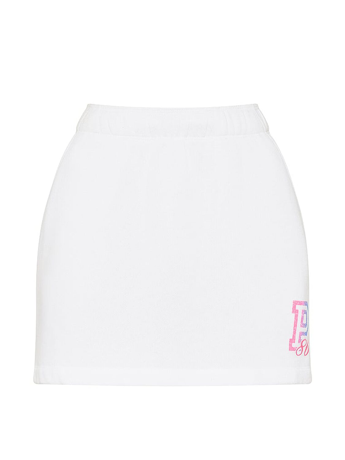 vs Pink Campus Fleece&trade; Skort Vs White 3 of 3 