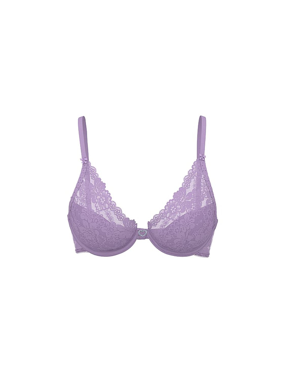 pink Pink Wink Wink Lightly Lined Plunge Bra Aster Purple 3 of 3 