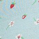 Logo Cotton Boyshort Panty, Stream Blue Strawberry Print, swatch