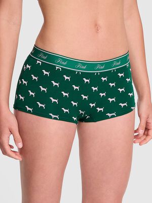 Logo Cotton Boyshort Panty