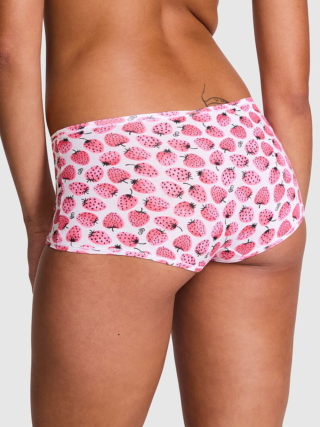 vs Pink Cotton Boyshort Panty 2 of 3 
