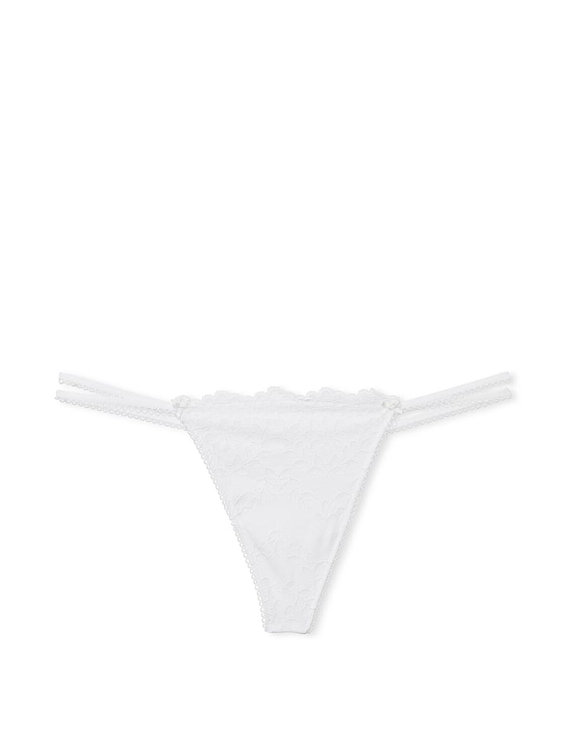 vs Pink Wink V-String Panty Optic White 3 of 4 