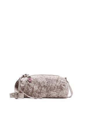 Canvas Rolled Duﬄe Shoulder Bag