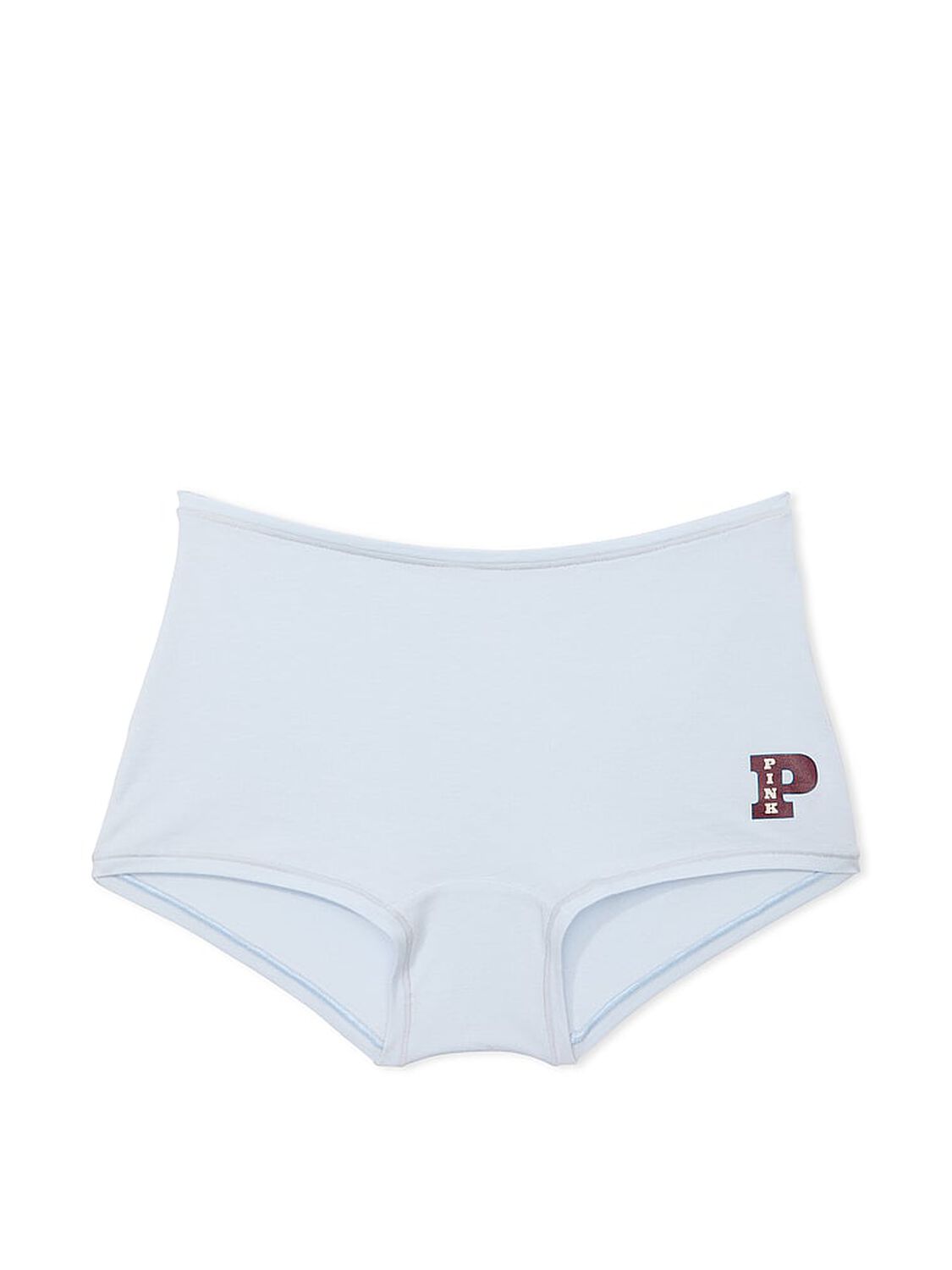 vs Pink Cotton Boyshort Panty Hydrangea Blue W Pink Graphic 3 of 3 