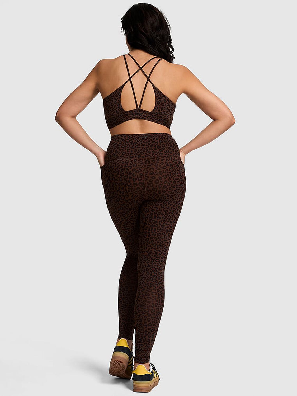 vs Pink Relay Leggings Leopard 2 of 3 