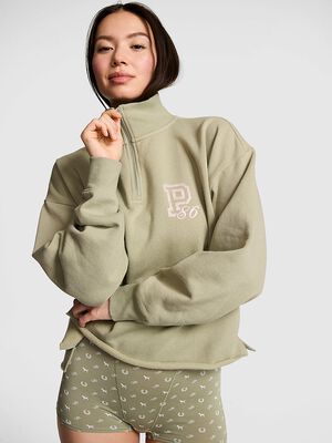 Campus Fleece&trade; Quarter-Zip Straight-Cut Sweatshirt