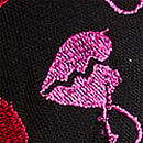 Wink Lightly Lined Balconette Bra, Black Mesh, swatch