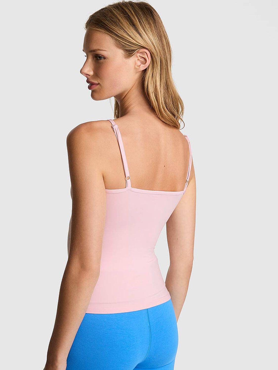 vs Pink Base Stretch Cami Dollhouse Pink 2 of 3 