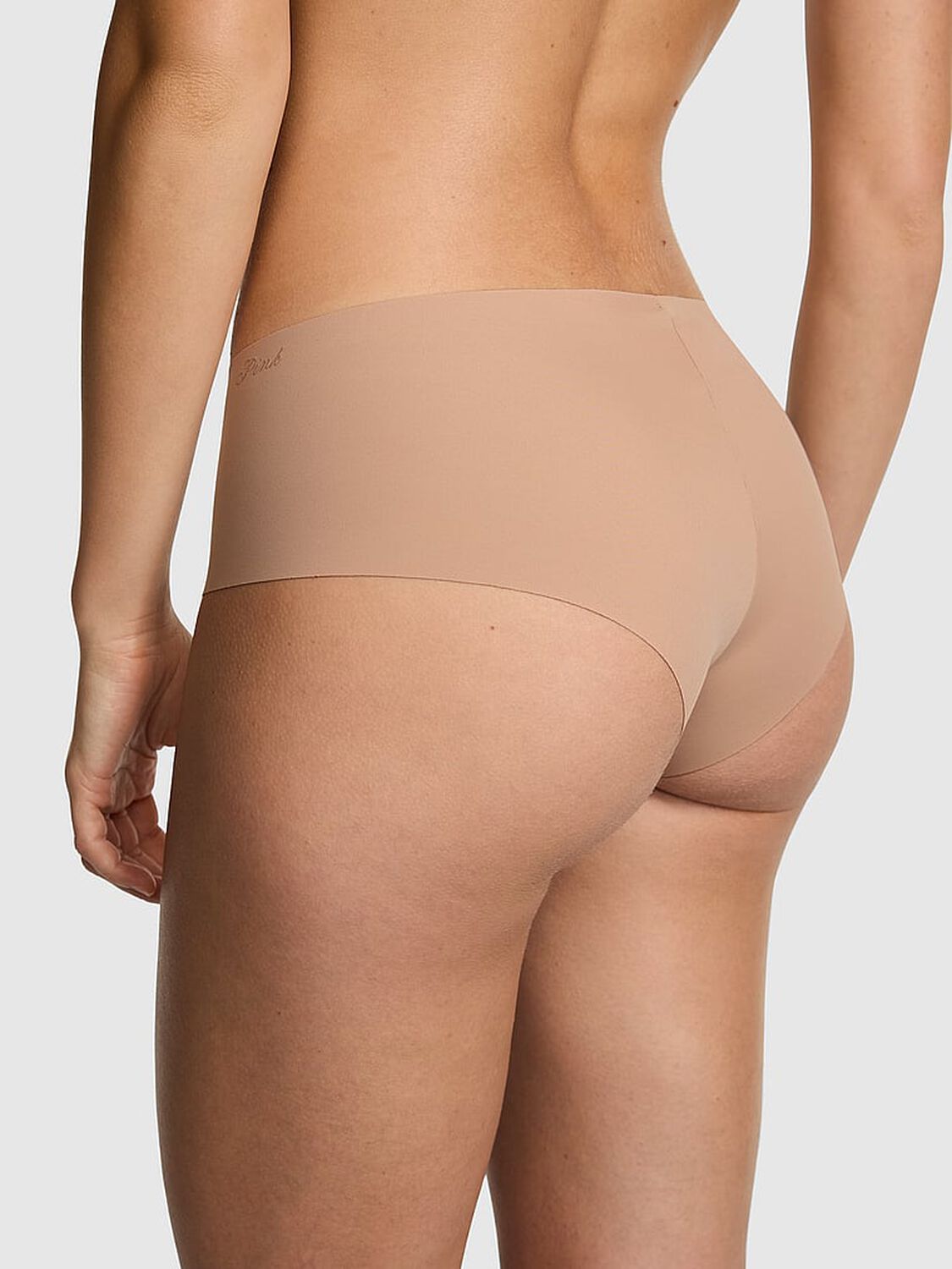 vs Pink No-Show Cheeky Panty Praline 2 of 3 