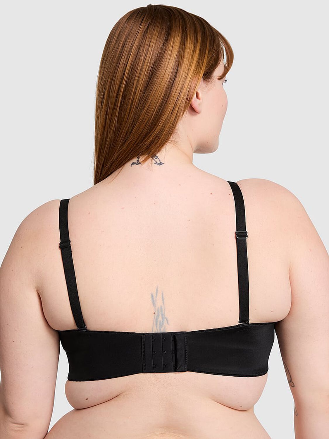 vs Pink Wear Everywhere Wear Everywhere Lightly Lined Strapless Bra Black 2 of 3 