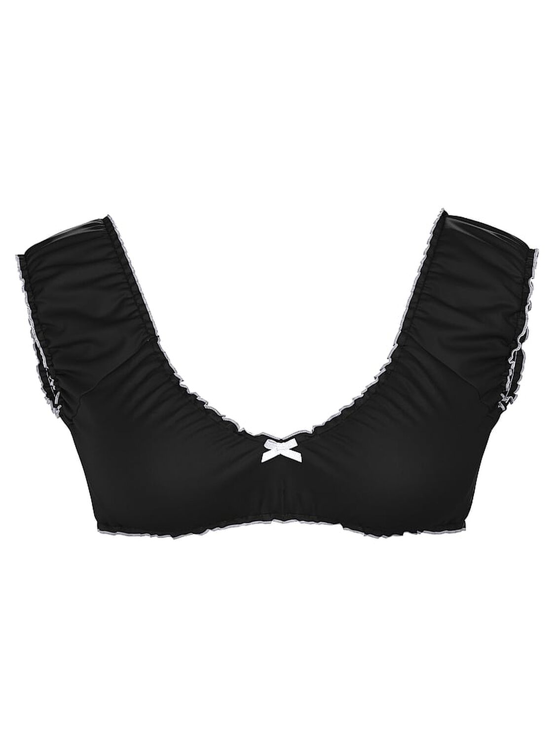 vs Pink By Frankies Bikinis Hudson Bikini Top Black 1 of 1 