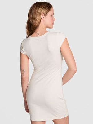 All-Day Soft Ribbed Bodycon Dress