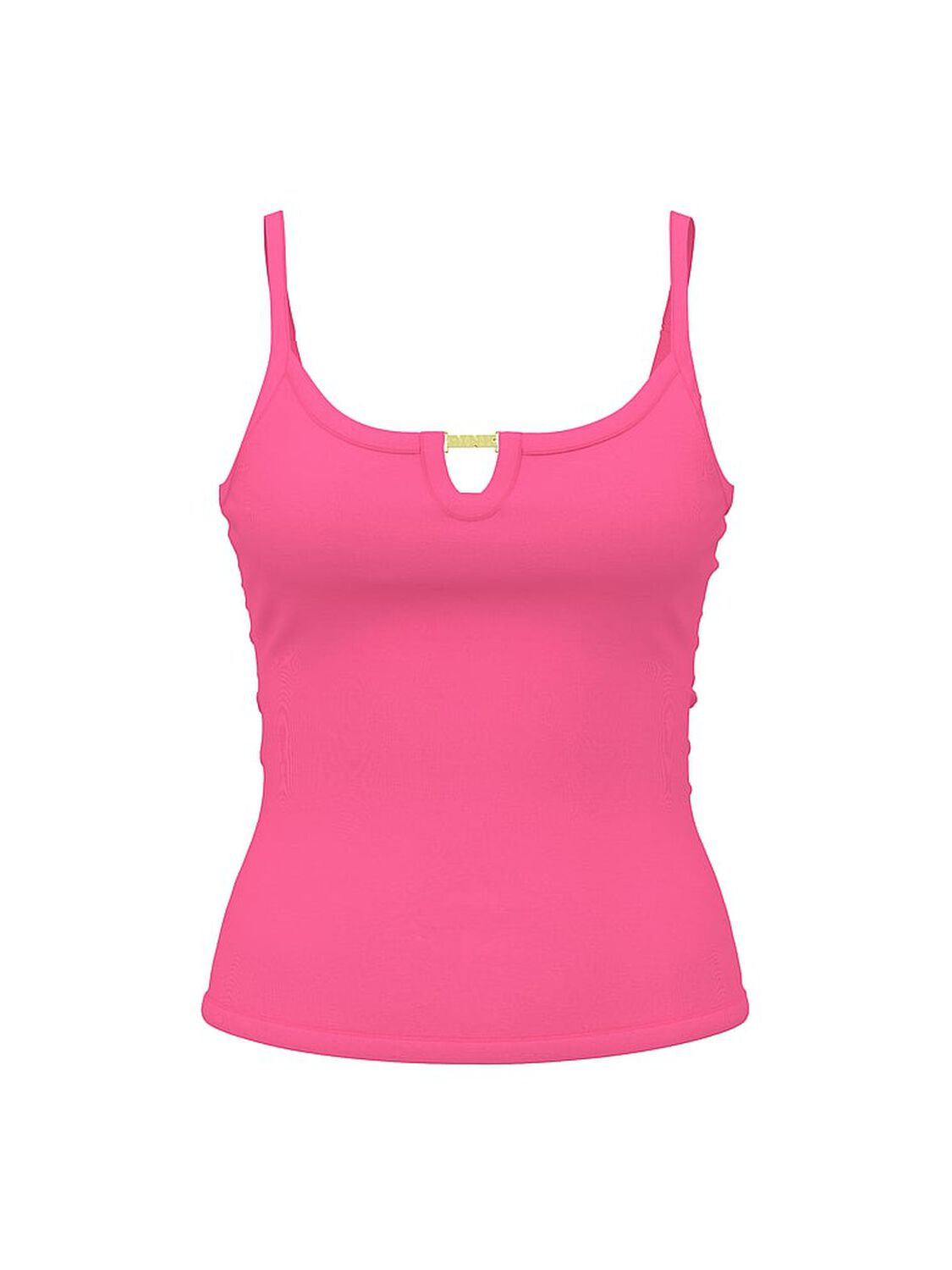 vs Pink Keyhole Charm Cami Carmine Rose 3 of 5 