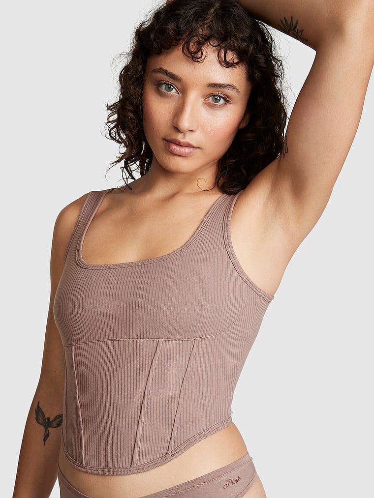 トップス corset XS Amazon.com: Moessa Women's Lace up Boned Overbust Corset