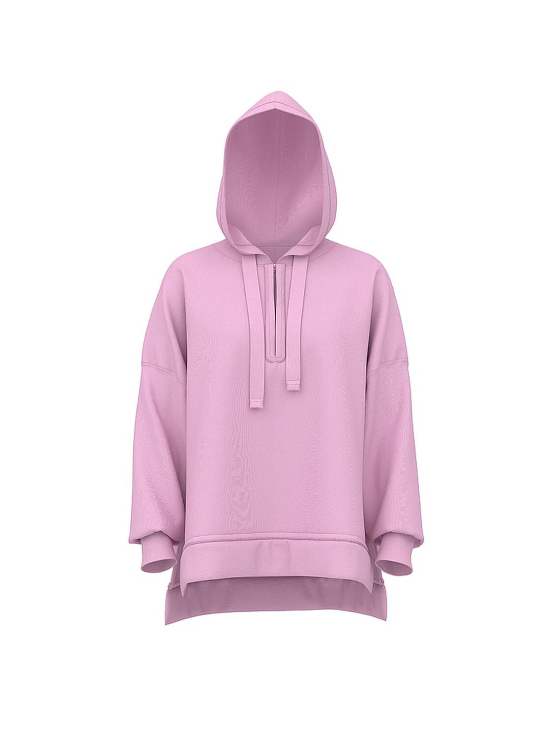 vs Pink Ivy Fleece Tunic Hoodie Hushed Lilac 1 of 2 