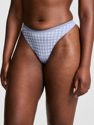 Seamless High-Leg Thong Panty