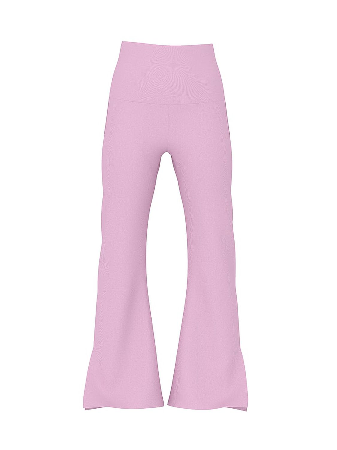 vs Pink Ivy Fleece Foldover Flare Sweatpants Hushed Lilac 3 of 3 