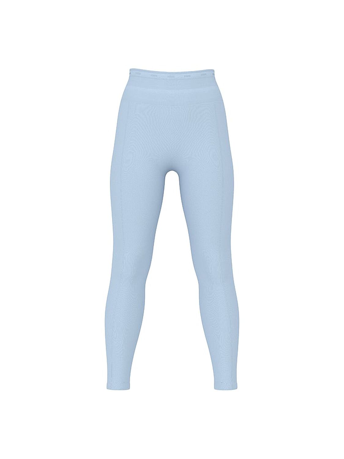 vs Pink Seamless Classic Logo Leggings Icy Blue Cc Lurex Bling 3 of 3 