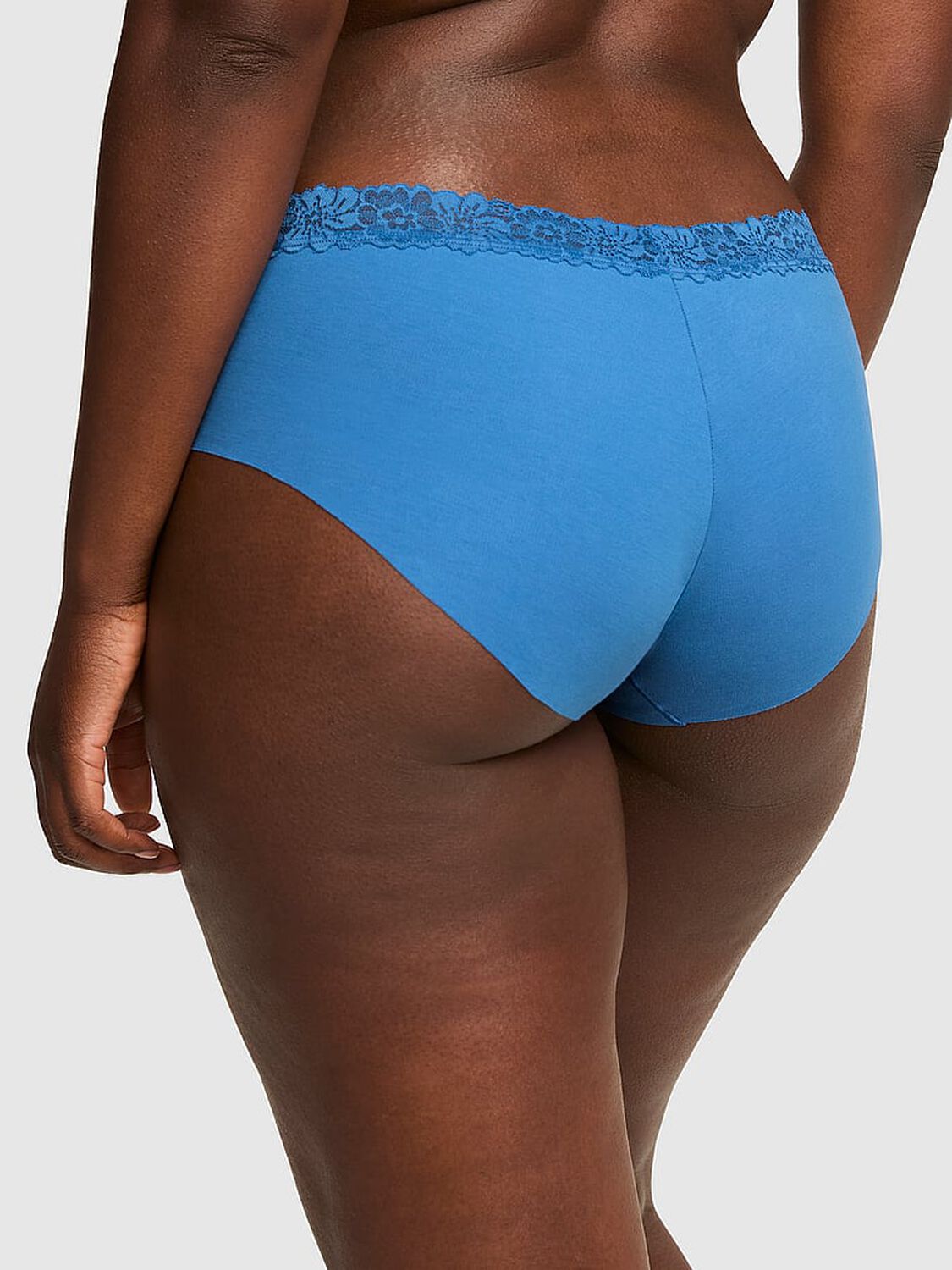 vs Pink No-Show Cotton Hiphugger Panty Varsity Blue 2 of 4 