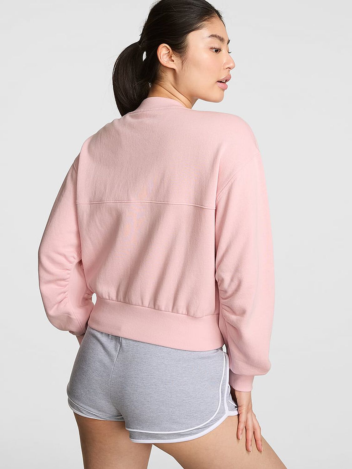 vs Pink Ivy Fleece Cropped Cardigan Doll House 2 of 3 