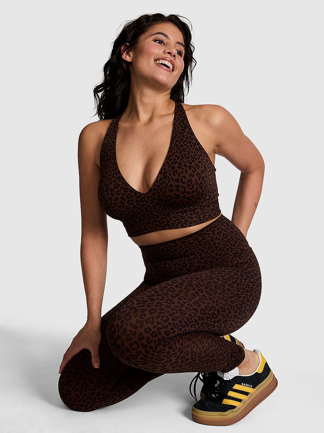 vs Pink Relay Leggings Leopard 1 of 3 