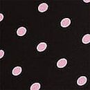 All-Day Cotton&trade; Foldover Capri Leggings, Black With Pink Dot, swatch