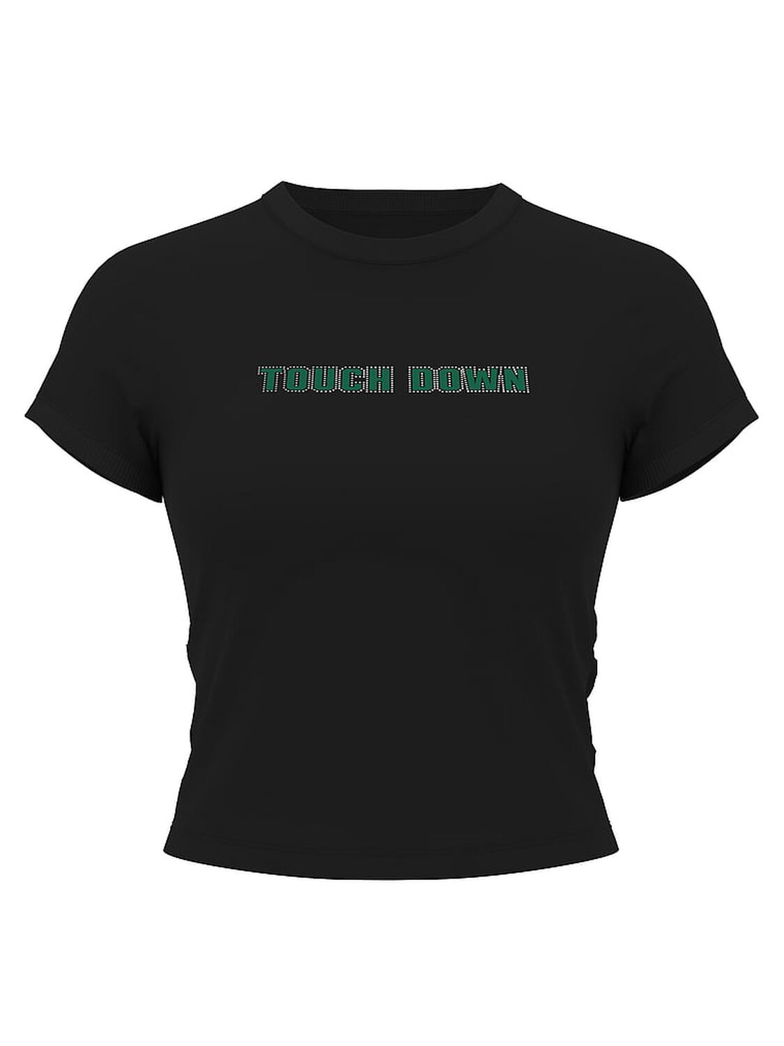 vs Pink Retro Cotton Tee Pure Black Gameday 1 of 2 