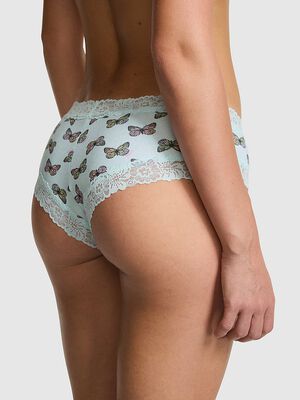 PINK Wink&trade; Lace-Trim Cheeky Panty