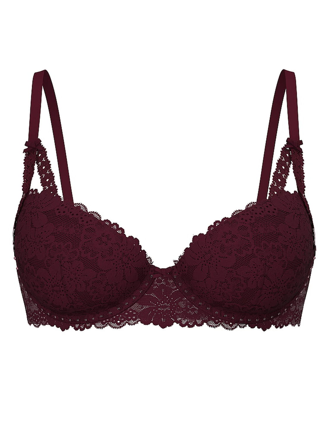 vs Pink Wink Wink Lightly Lined Balconette Bra Wild Rose 1 of 4 