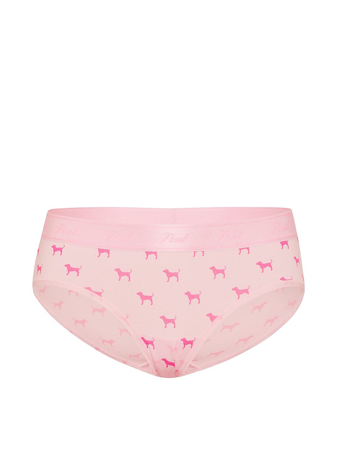 vs Pink Logo Cotton Hiphugger Panty Pink Tulip Dog 3 of 3 