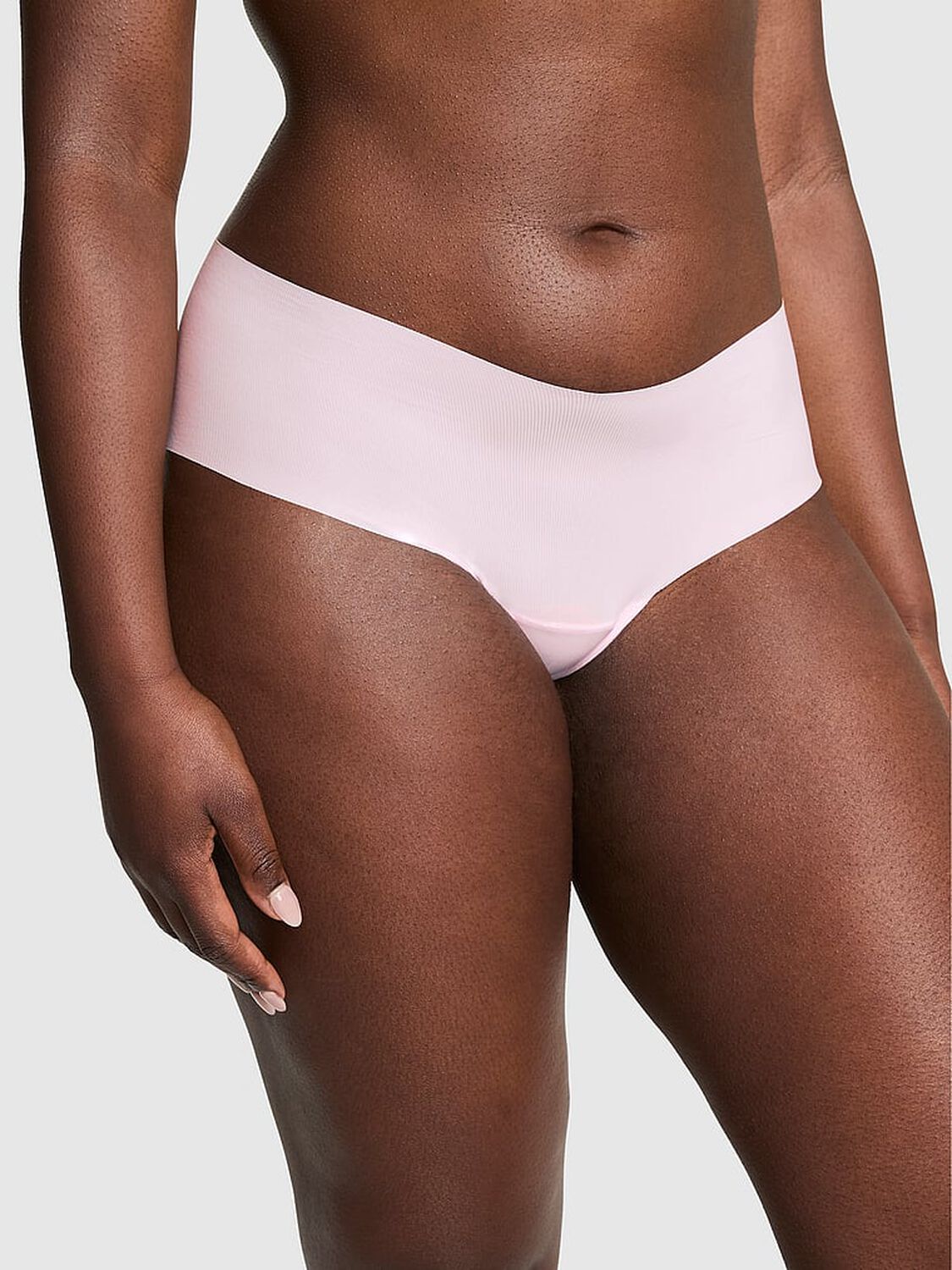vs Pink No-Show Hiphugger Panty Pink Tulip 1 of 4 