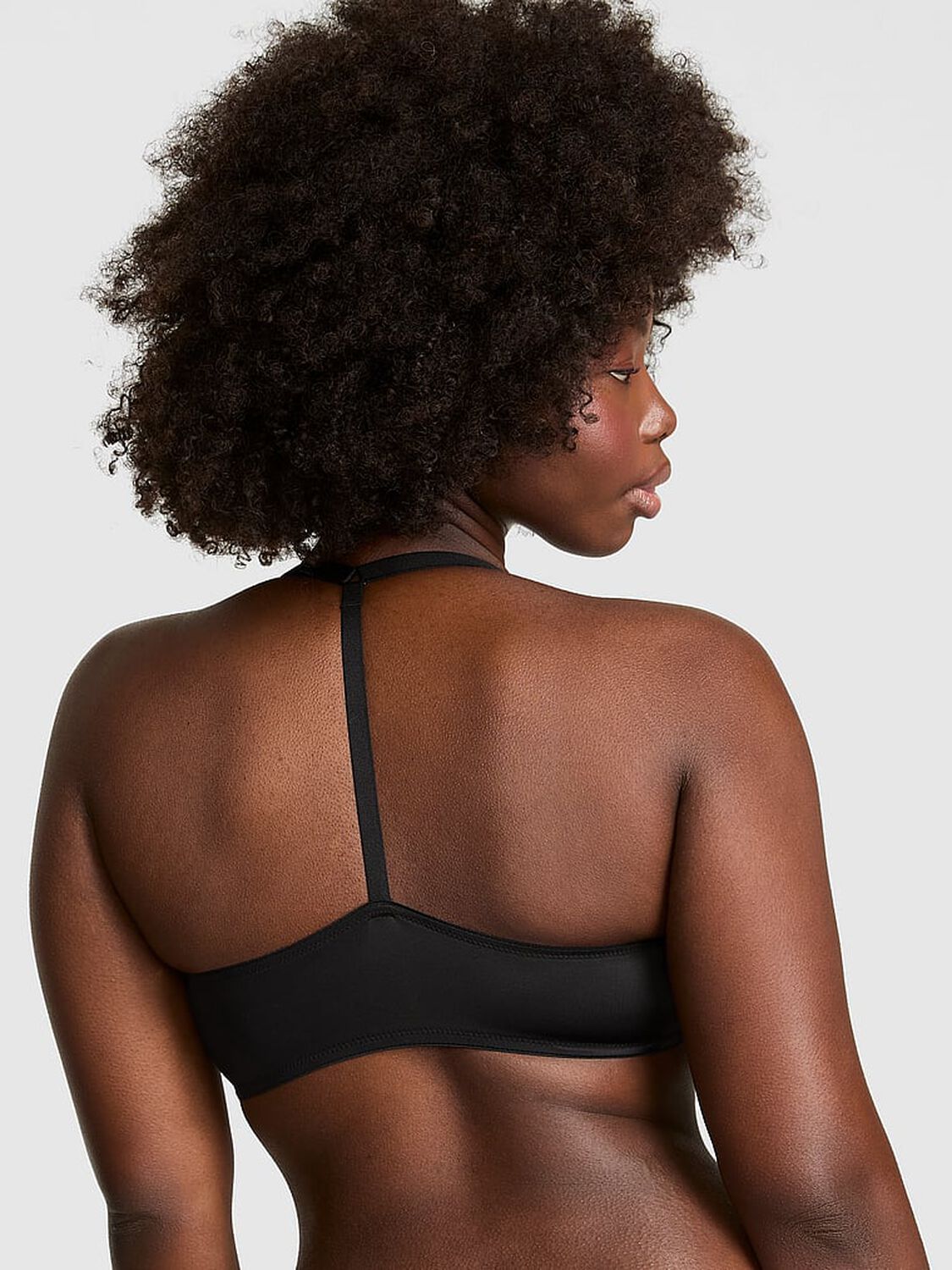 vs Pink Wear Everywhere Wear Everywhere Front-Close Push-Up Bra Black 2 of 3 