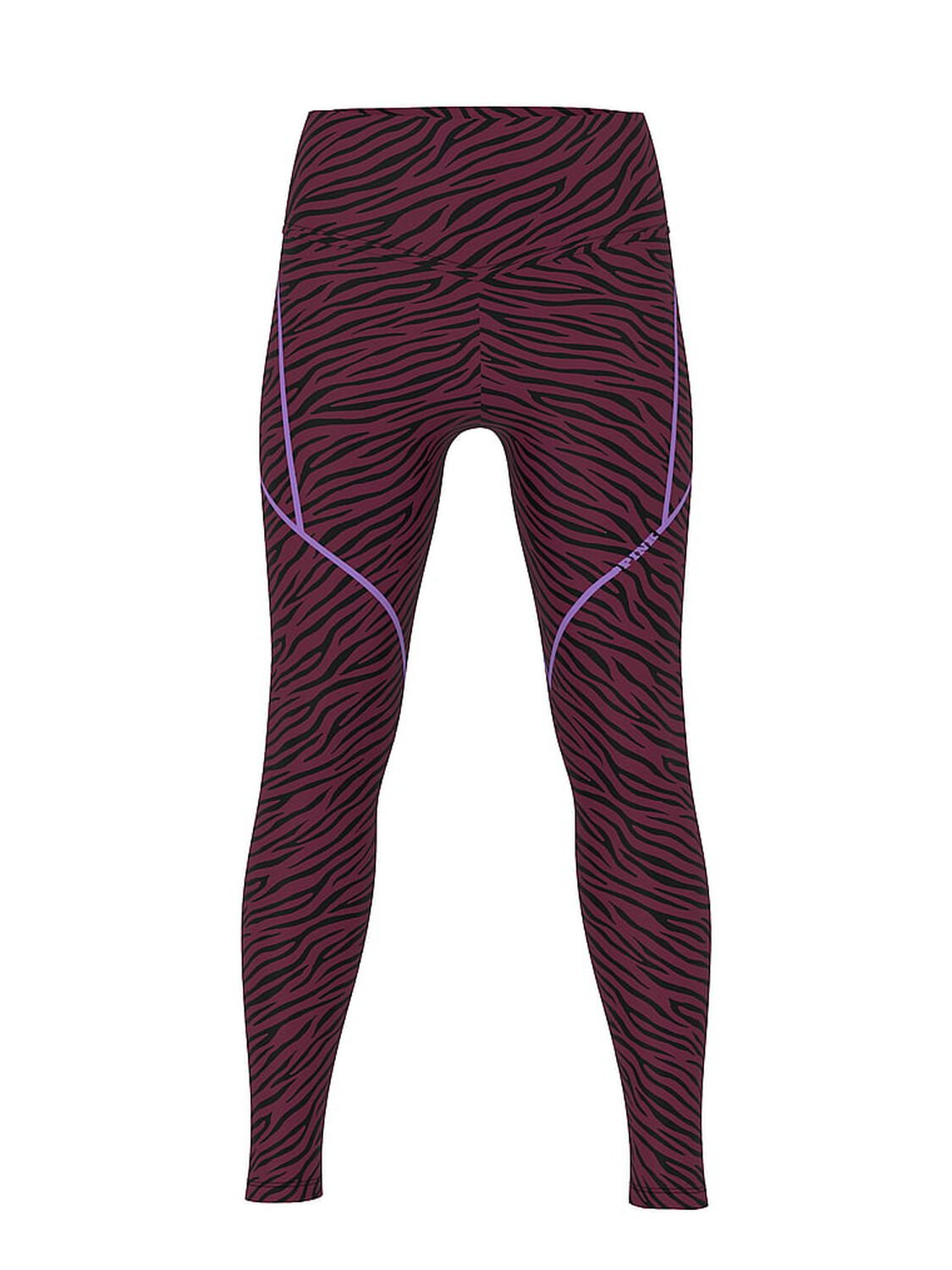 vs Pink Seamless Contour Leggings Wild Rose Zebra 3 of 3 