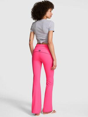 PINK Relay&trade; Ruched Foldover Flare Leggings