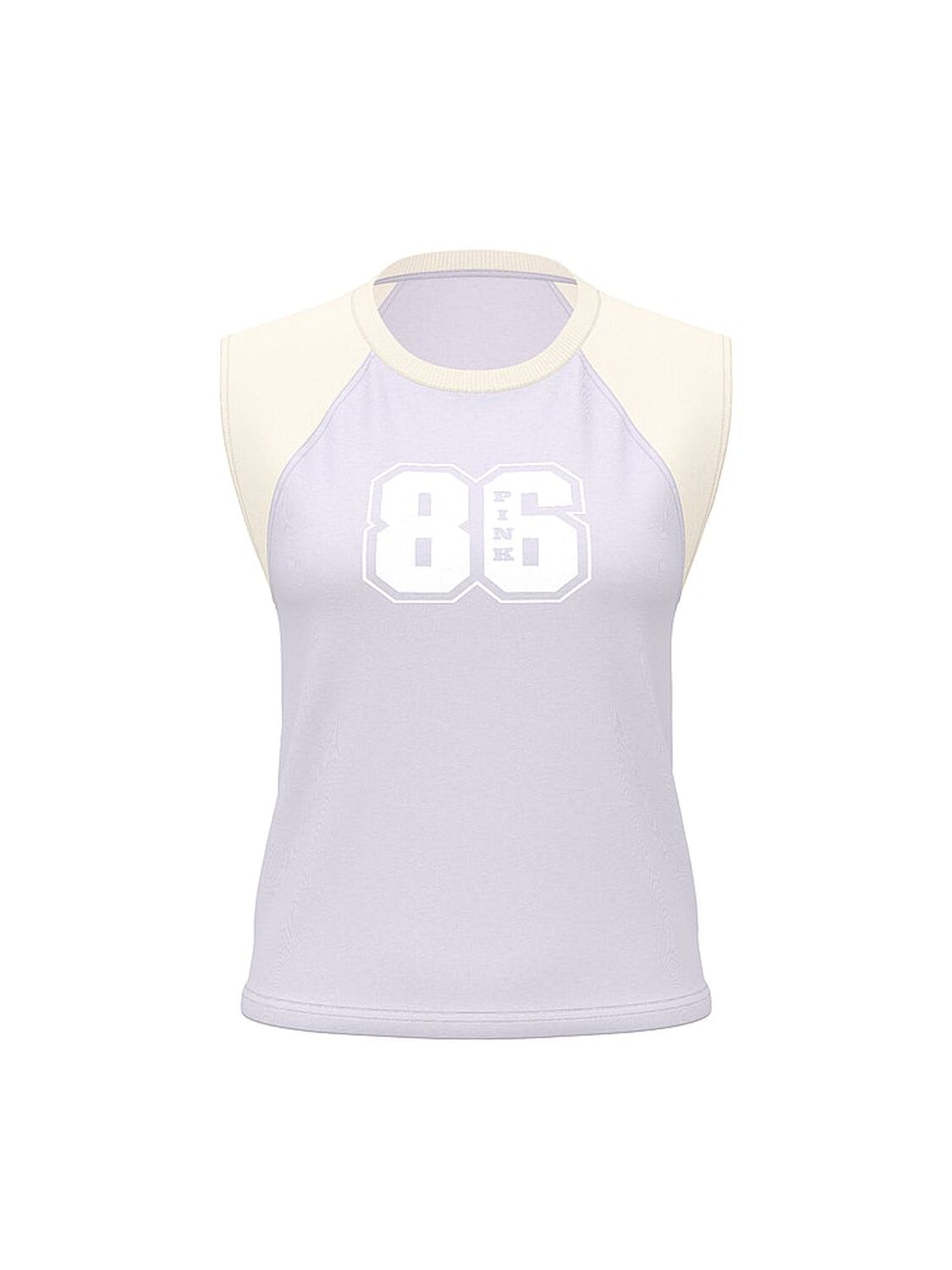 vs Pink Retro Cotton Muscle Tank Top Purple Whisper 86 1 of 2 
