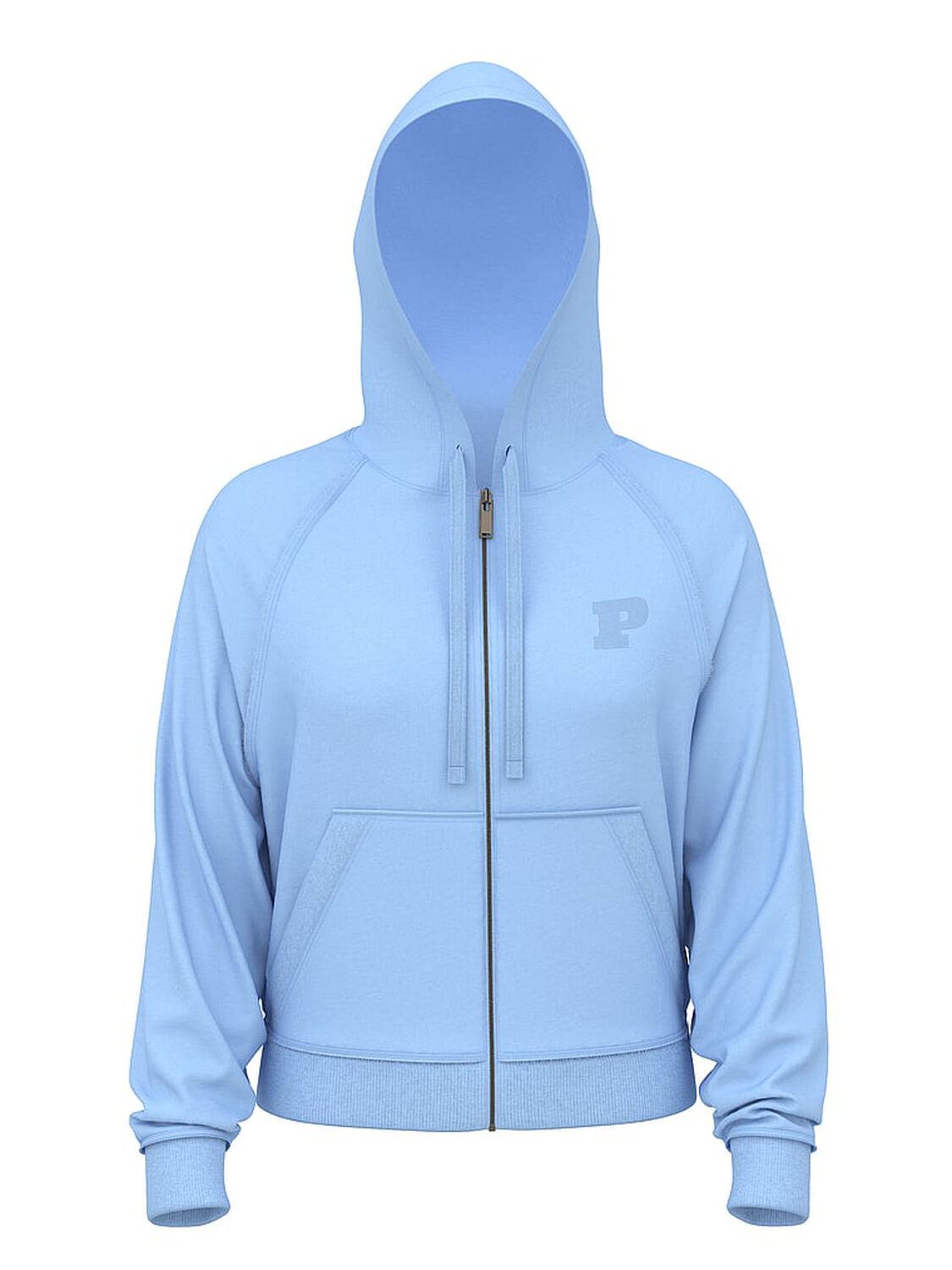 vs Pink Lightweight Lounge Full-Zip Hoodie Blue Dancer 3 of 3 