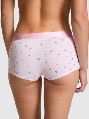 Logo Cotton Boyshort Panty