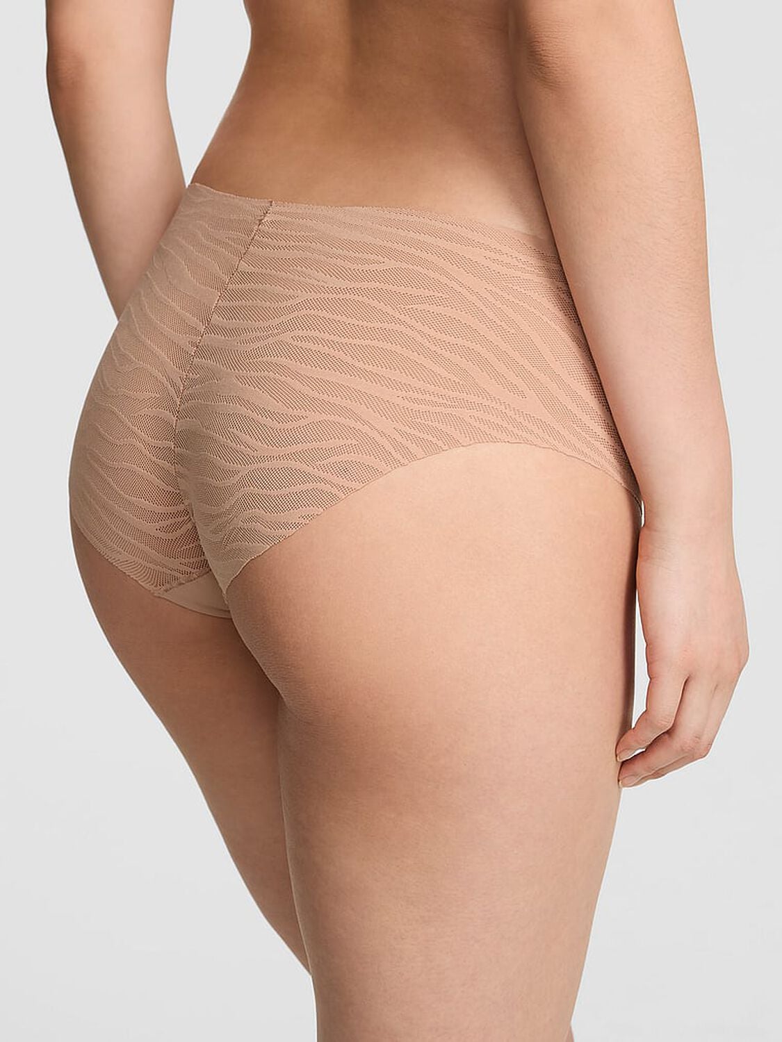 vs Pink No-Show Hiphugger Panty Praline 2 of 2 