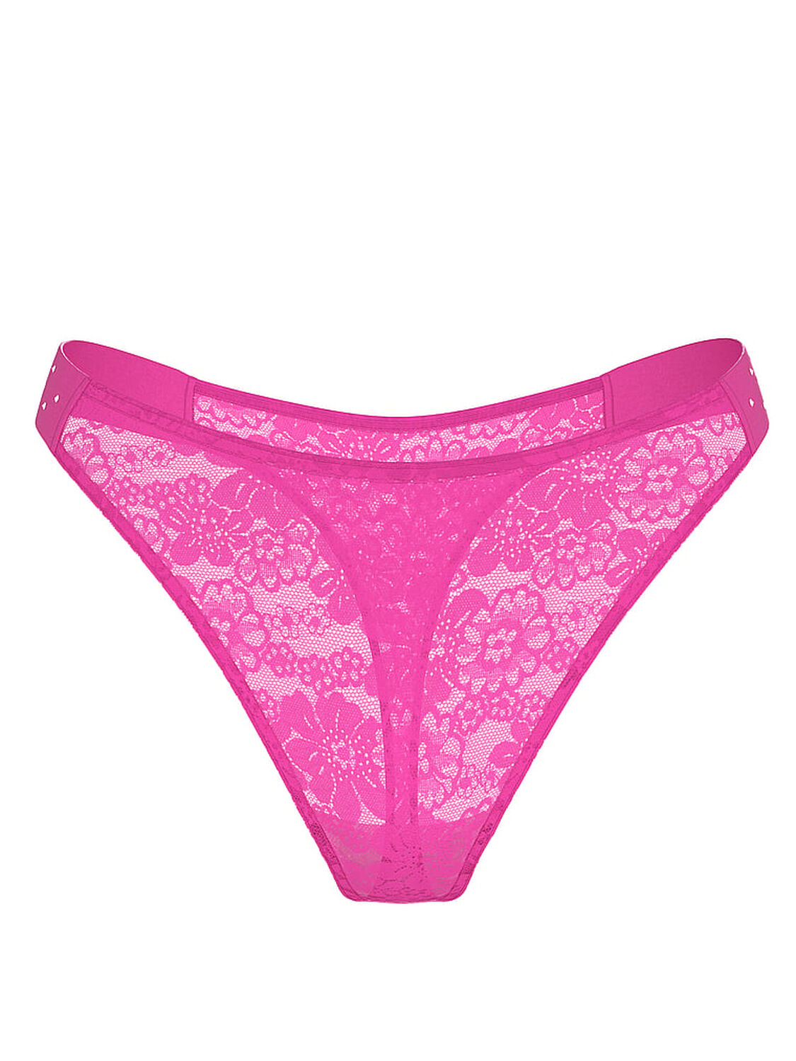 vs Pink Wink Bling Lace High-Leg Thong Panty 1 of 2 