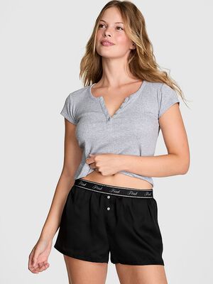 Silky Sleep Boxy Pajama Shorts