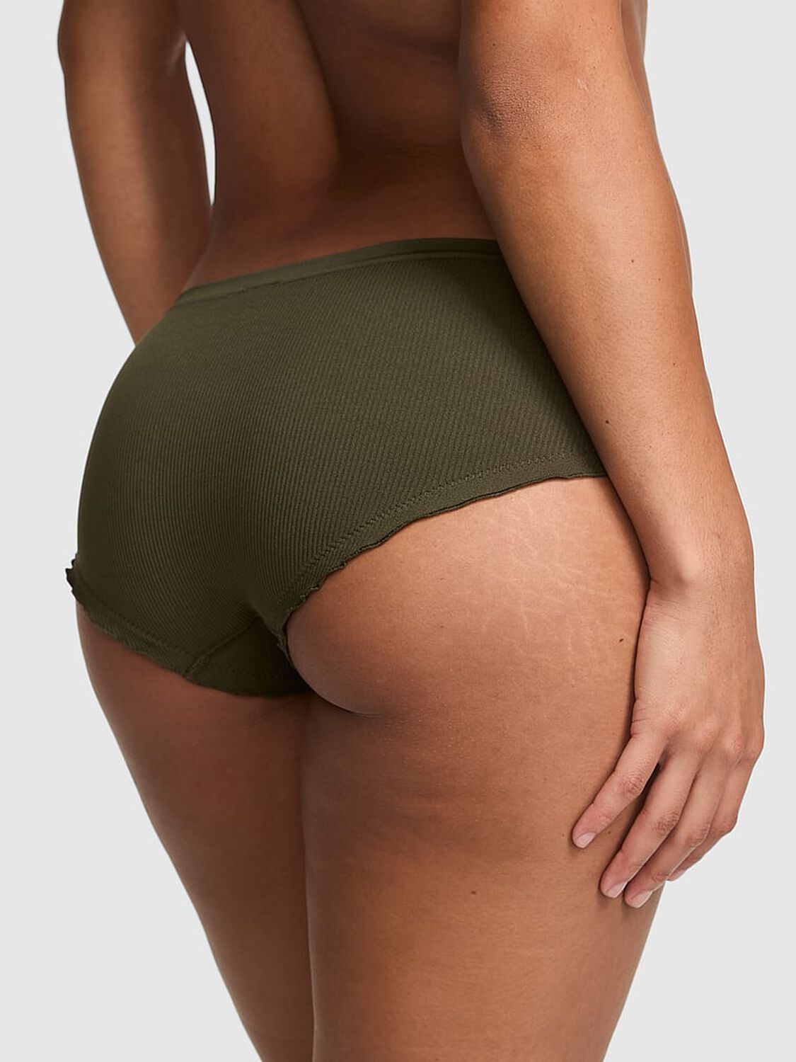 vs Pink Seamless Hiphugger Panty Olive 2 of 3 