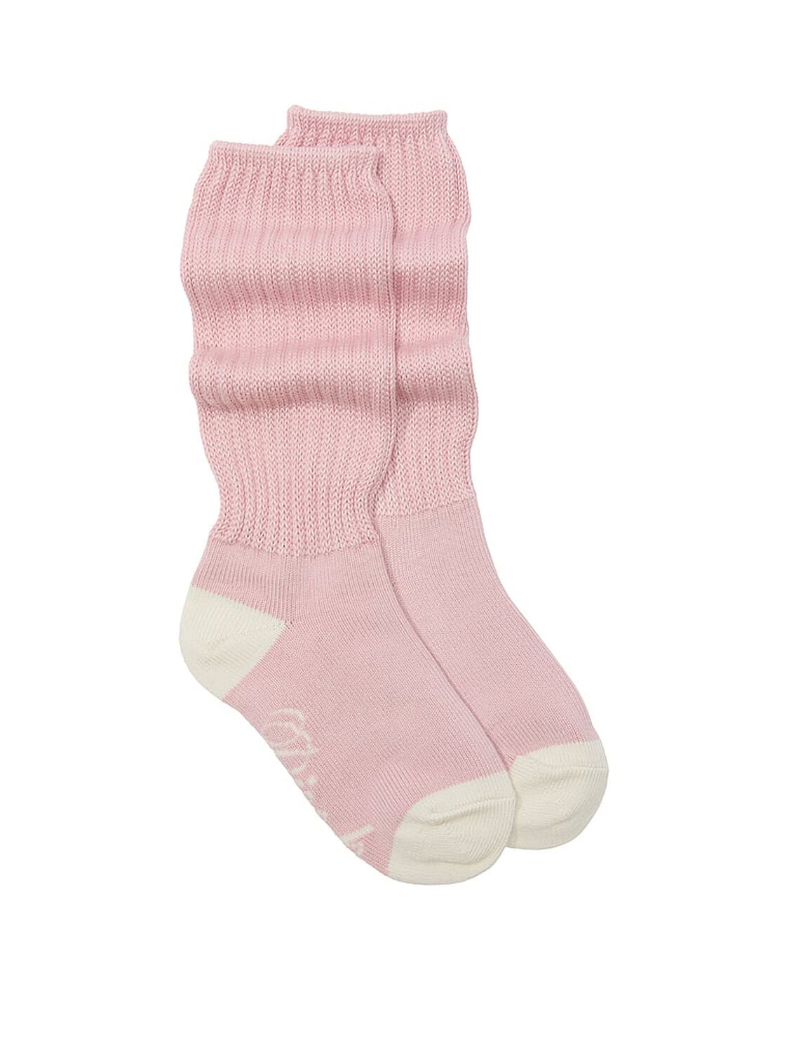 vs Pink Ribbed Slouch Socks Dollhouse 1 of 2 