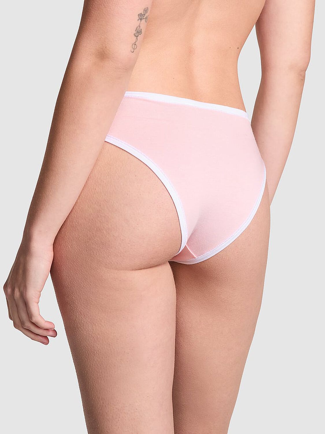 vs Pink Cotton Cheeky Panty Angel Pink Happy Camper Graphic 2 of 2 