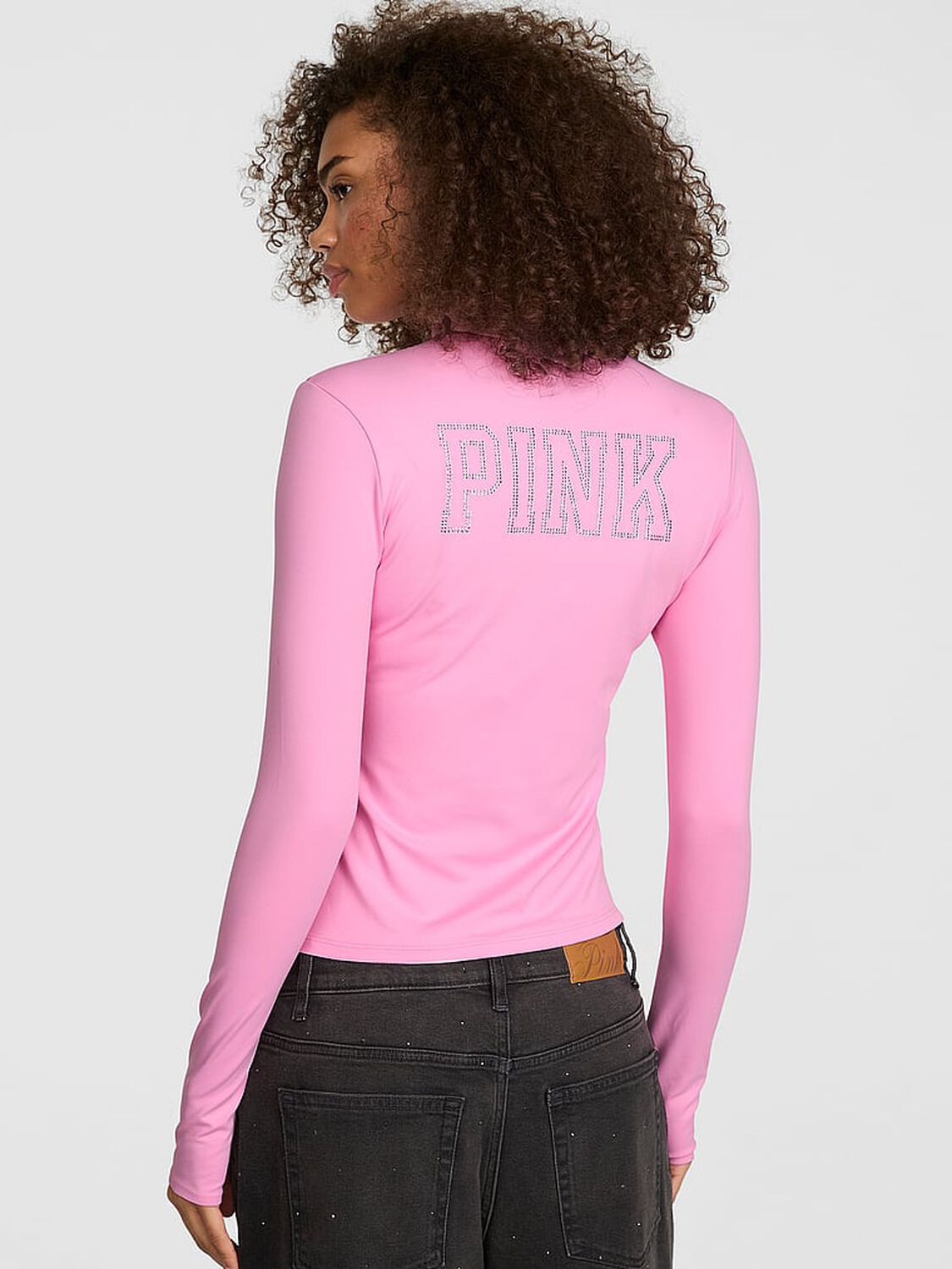 vs Pink PINK Relay&trade; Full-Zip Jacket Pink Lollipop Shine 2 of 3 