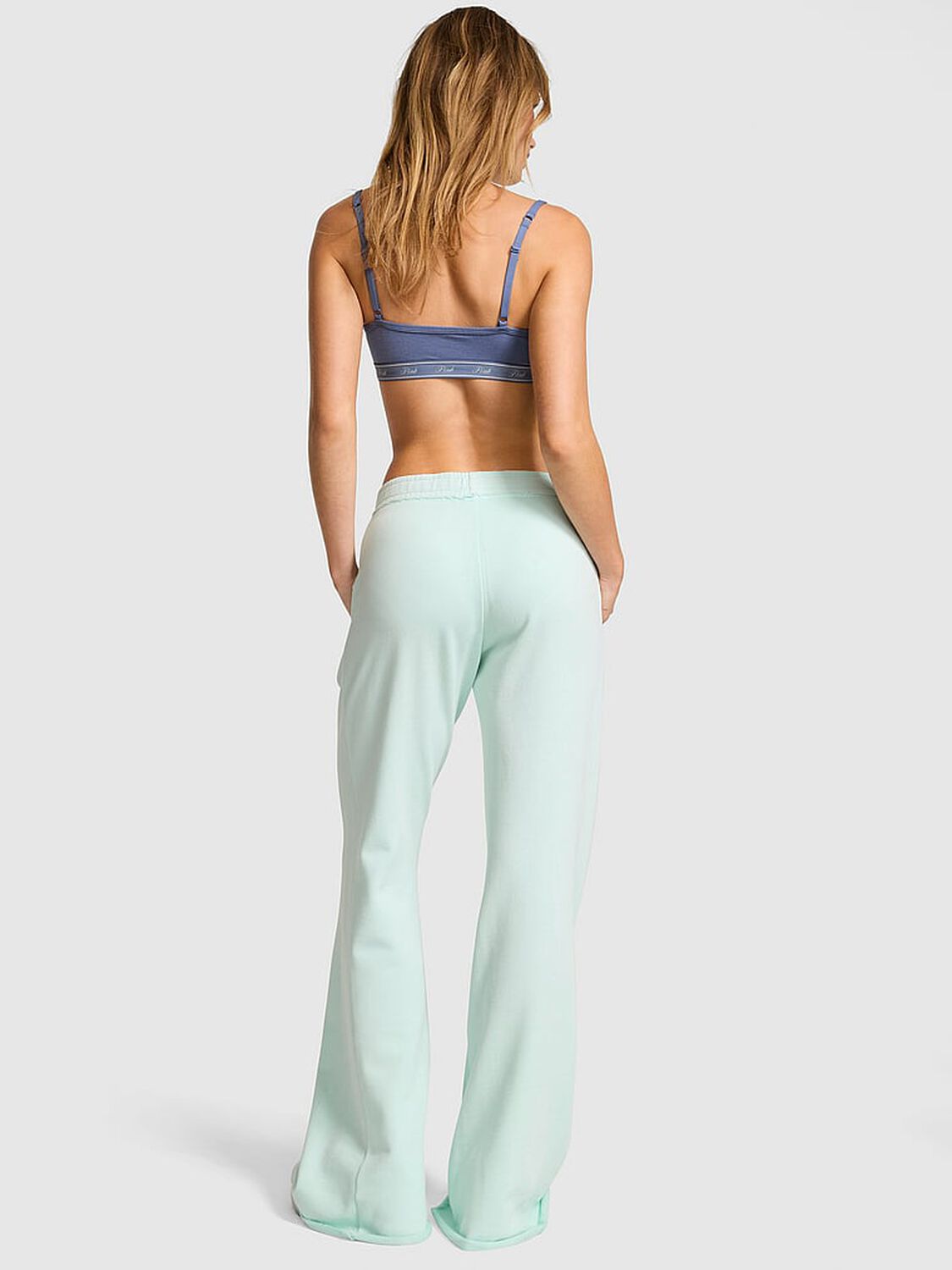 vs Pink Campus Terry&trade; Flare Pants Spray Blue 2 of 4 