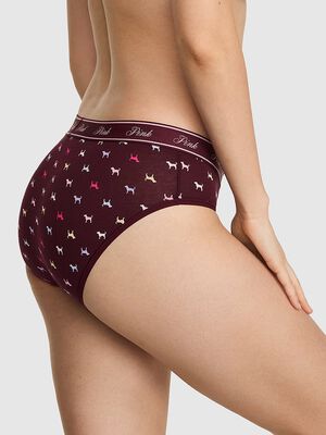 Logo Cotton Hiphugger Panty