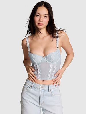 PINK Wink&trade; Lightly Lined Scoop Corset Top