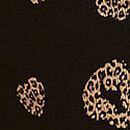 Cotton Cheeky Panty, Black Leo Heart, swatch