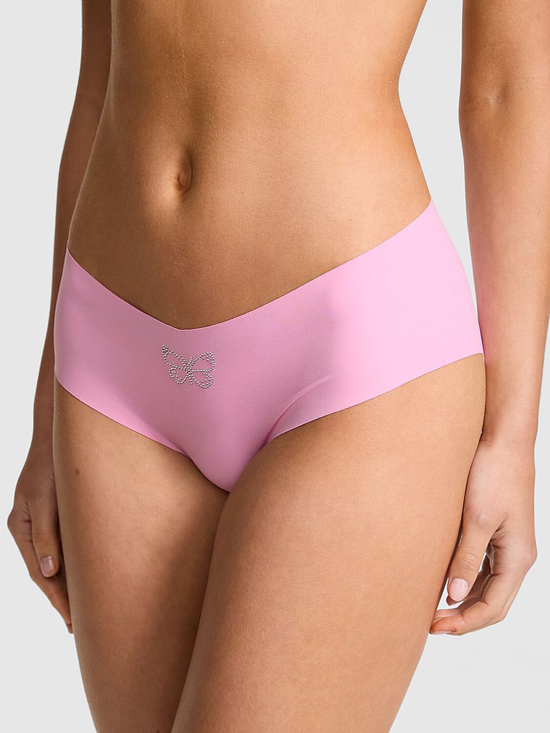 vs Pink No-Show Hiphugger Panty Pink Lollipop 1 of 3 