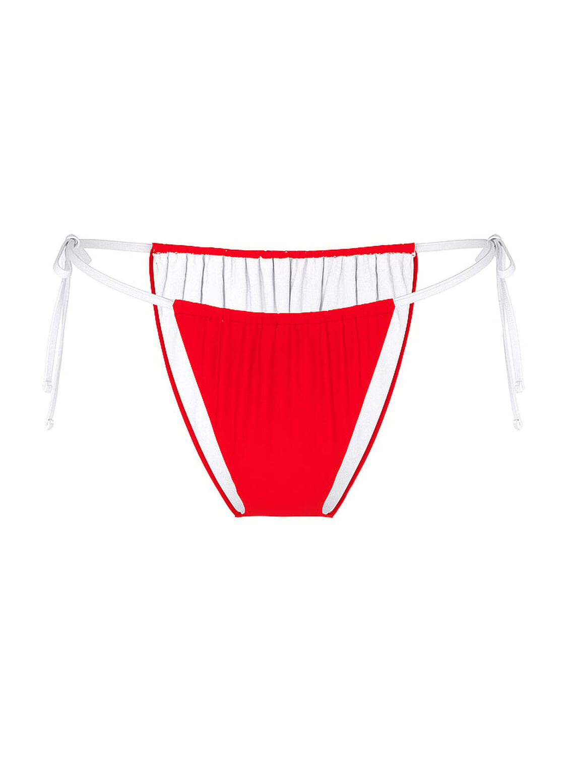 vs Pink Side-Tie Cheeky Bikini Bottom Red Pepper 1 of 2 